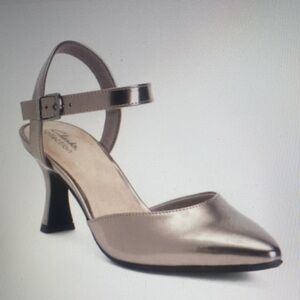 Clarks Metallic Gold Women's Heels